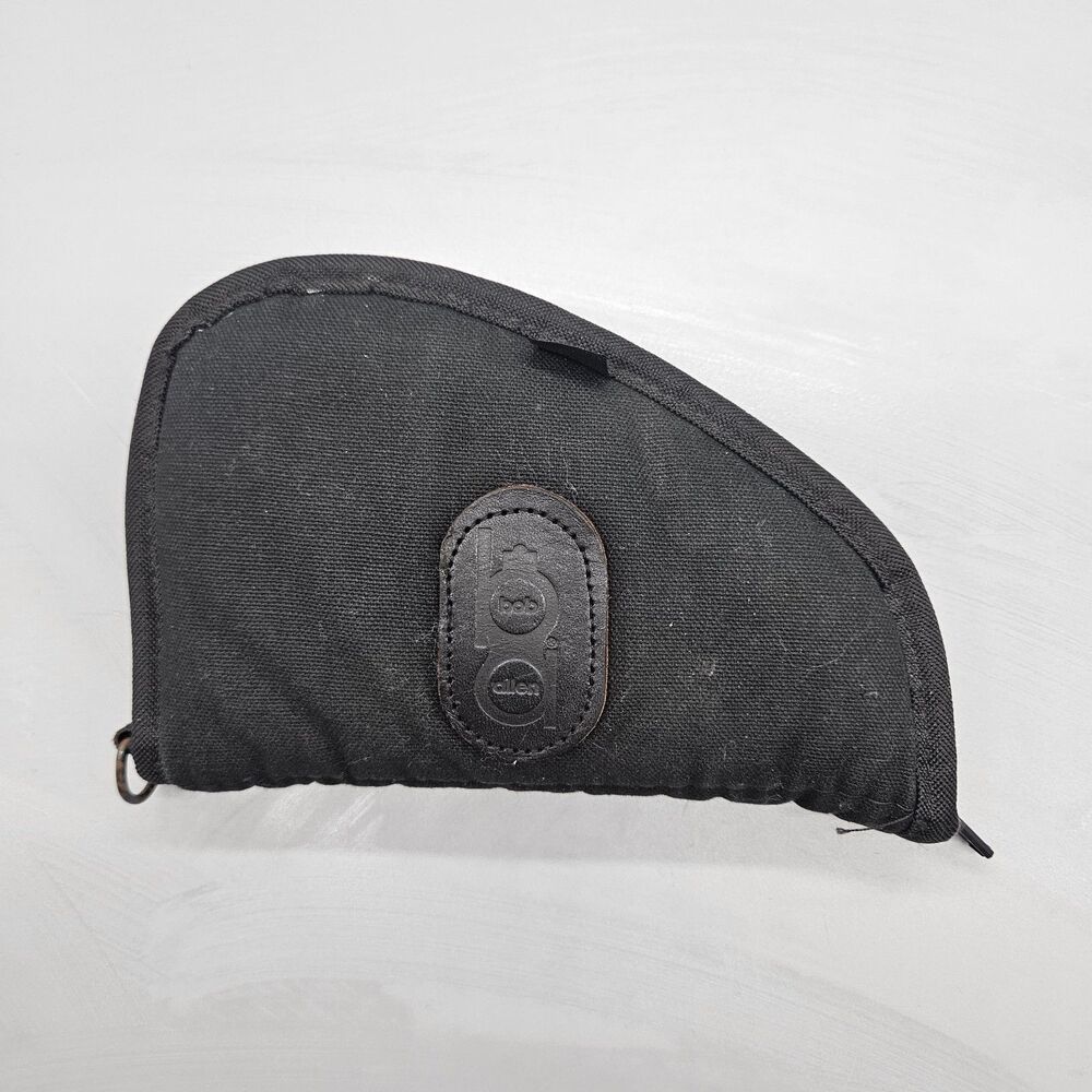 Vtg Bob Allen 8x5 Soft Pistol Gun Transportation Case Cotton Size 7 Black
